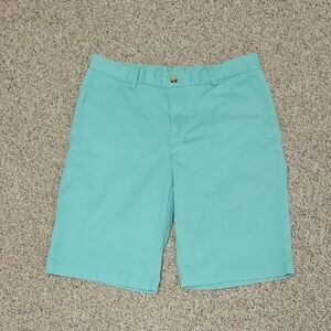 Vineyard Vines Breaker Shorts, Mint Green Mens Sz 33. 10.5" Inseam Cotton/spande